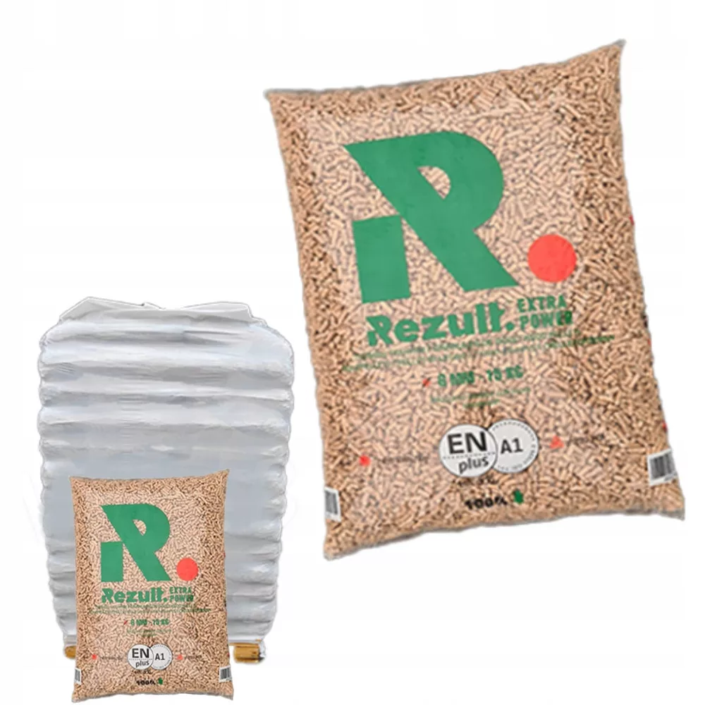 16547391702 REZULT Kiefernpellets ENplus A1 975 kg (65 x 15 kg – Image 1