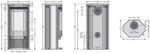 Justus Usedom 5D Speckstein – Kaminofen mit 5 kW und Specksteinverkleidung – Image 4