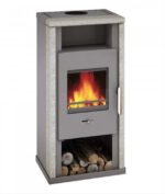 Wamsler Yuna Kaminofen 6 kW Stahl Naturstein – Image 2