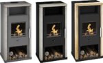 Wamsler Yuna Kaminofen 6 kW Stahl Naturstein – Image 10